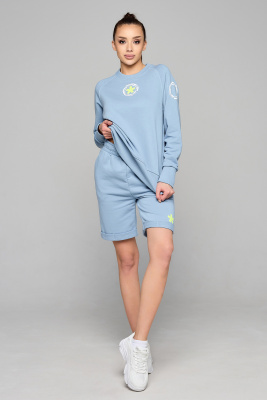 Костюм женский Прага голубой